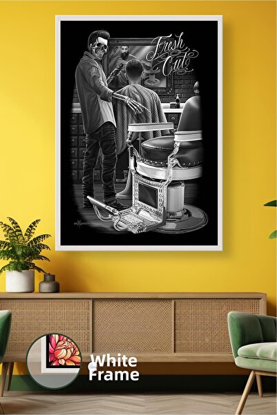 KOSS Dijital Pictură pe pânză înrămată, decor de perete cu scrisul Fresh Cut,...