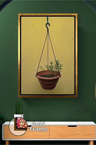 KOSS Dijital Pictură pe pânză înrămată în stil simplu, cu suport, albastru co...