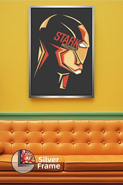 KOSS Dijital Pictură pe pânză înrămată Iron Man Tony Stark Decor de perete Ma...