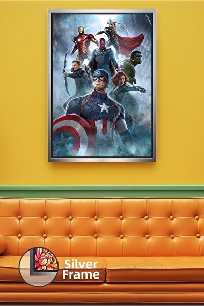 KOSS Dijital Pictură pe pânză înrămată Avengers The Avengers, eroi Marvel, de...