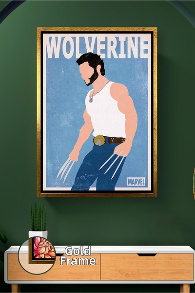 KOSS Dijital Wolverine Marvel Super personaj Decorare de perete Minimal Livin...