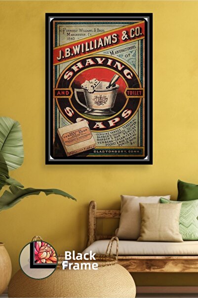 KOSS Dijital Pictură pe pânză tematică cu săpun de ras clasic și bol cu ​​spu...