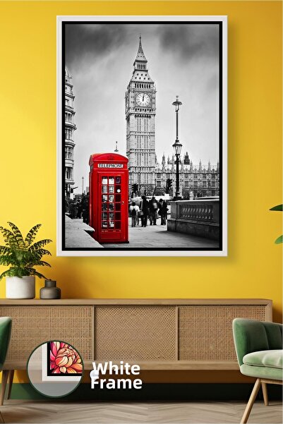 KOSS Dijital Big Ben și cabina telefonică roșie din Londra Atmosfera orașului...