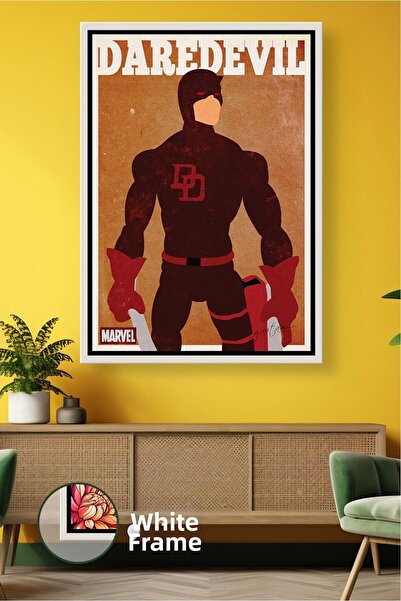 KOSS Dijital Daredevil Marvel Super Hero Ornament de perete Modern Home Offic...