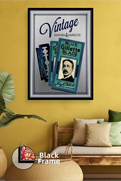 KOSS Dijital Razor și bărbierit Îngrijirea bărbaților Decor de perete Pictură...