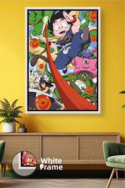 KOSS Dijital Dragon Ball Goku Scenă de aventură pe nor Decor de perete anime ...