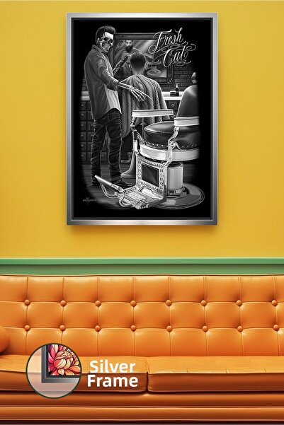 KOSS Dijital Pictură pe pânză înrămată, decor de perete cu scrisul Fresh Cut,...