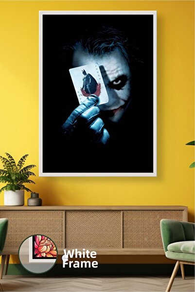 KOSS Dijital Tablou de perete cu scene de cărți de joc Joker, temă de film în...