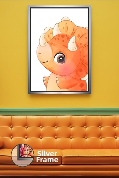 KOSS Dijital Pictură pe pânză înrămată cu decor distractiv pentru camera copi...