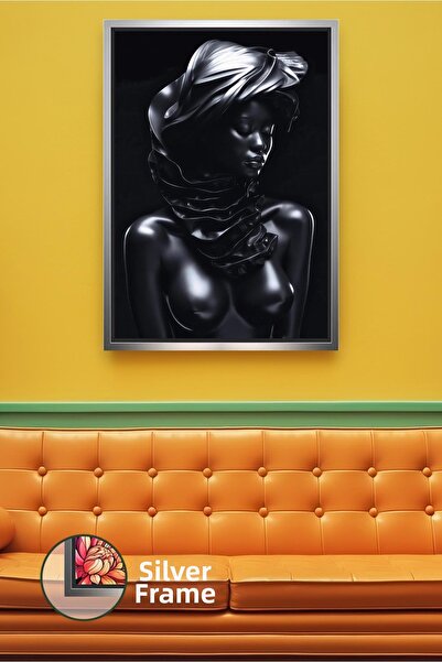 KOSS Dijital Διακόσμηση τοίχου με γυναικεία φιγούρα με λεπτομέρεια κεφαλιού σ...