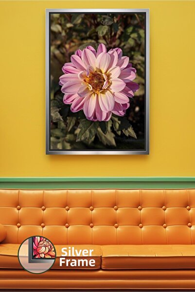 KOSS Dijital Εικόνα σε καμβά με κορνίζα σε φυσικό στυλ, με λεπτομέρεια από ρο...