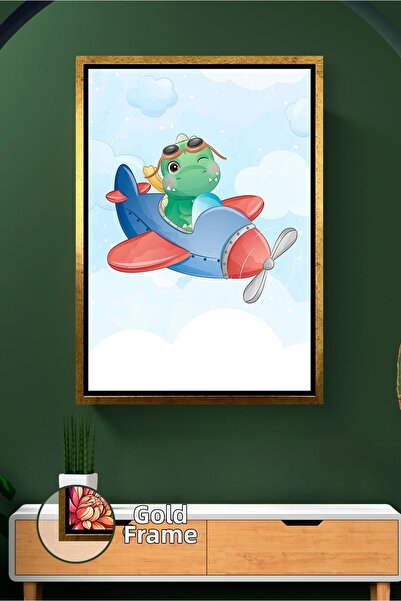 KOSS Dijital Dinosaur with Pilot Hat Plane Supporting Imagination Children's ...
