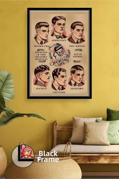 KOSS Dijital Ghid pentru coafuri pentru bărbați pentru frizeri și coaforisti,...