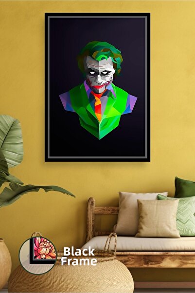 KOSS Dijital Portret cu fața lui Joker Decor de perete colorat Pictură pe pân...