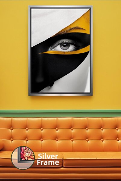 KOSS Dijital Pictură pe pânză înrămată, cu artă modernă de perete, portret fe...