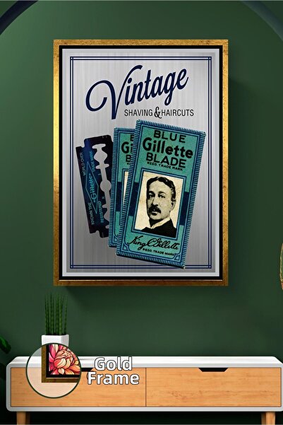 KOSS Dijital Razor și bărbierit Îngrijirea bărbaților Decor de perete Pictură...