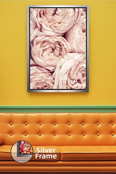 KOSS Dijital Pictură pe pânză în rame, modernă, cu textura de trandafir, în s...