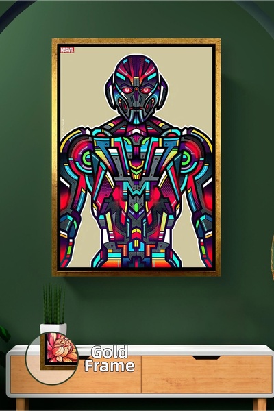 KOSS Dijital Ultron Marvel Robot Hero Wall Decor Mechanical Armor Detailed Mo...