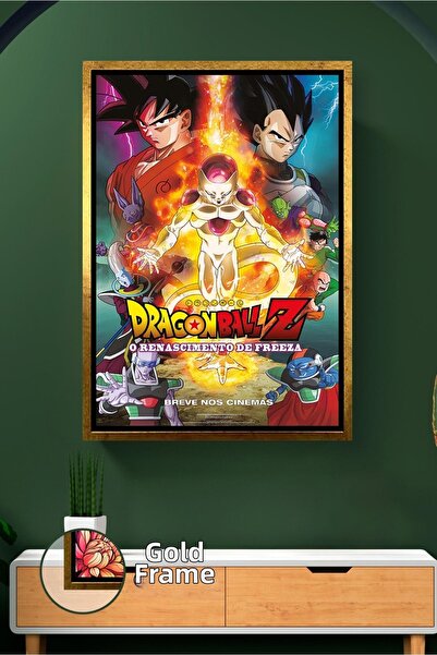 KOSS Dijital Pictură pe pânză înrămată Dragon Ball Z Resurrection F Anime Str...