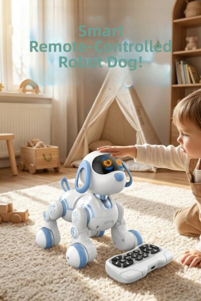 craftivio Smart Robot Dog - Remote Control, Touch, Programmable, Dancing Educ...