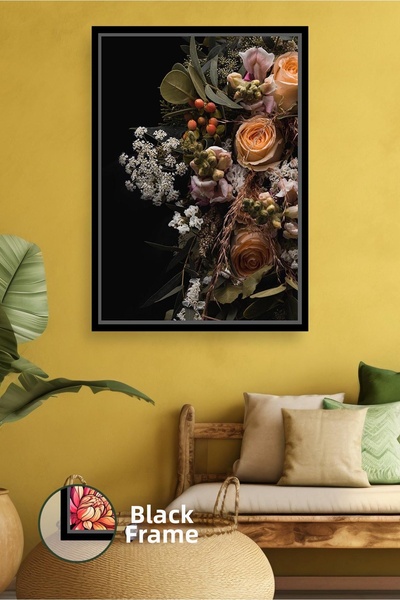 KOSS Dijital Aranjament de flori modern Pictură decorativă Ornament de perete...