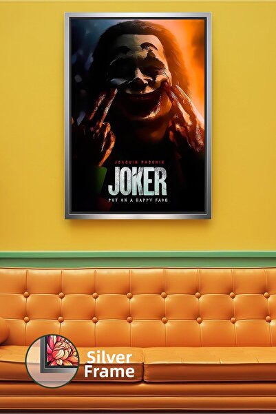 KOSS Dijital Joker Joaquin Phoenix Decor Decorare tematică de cinema Pictură ...