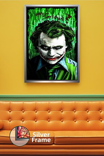 KOSS Dijital Decor de perete tematic Joker, pictură pe pânză înrămată pentru ...