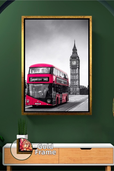 KOSS Dijital Pictură pe pânză înrămată, foto alb-negru a orașului, cu detaliu...