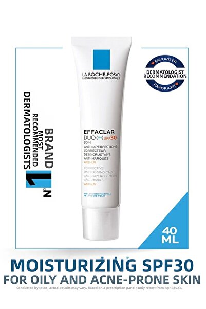 La Roche Posay لاروش بوزيه إيفاكلار ديو + عامل حماية من الشمس 30 - كريم جل لف...