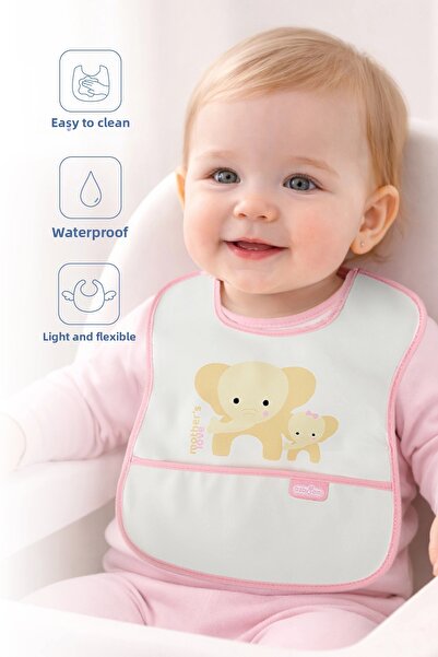 Babyjem Ποδιά Λαδόπανου Μικρή Ροζ