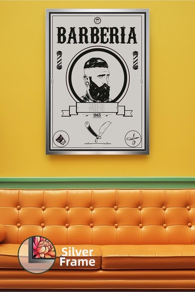 KOSS Dijital Pictură pe pânză înrămată cu decor de perete pentru bărbați cu b...