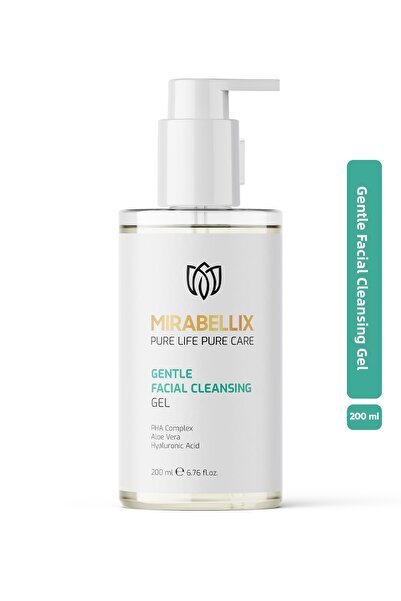 Mirabellix Gentle & Moisturizing Facial Cleansing Gel – Contains Hyaluronic A...