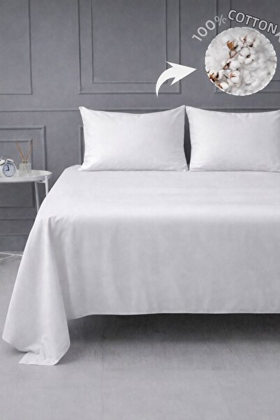 ÇIQRIK HOME Single Person Cotton Flat Sheet