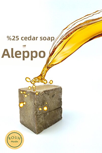 ROUH Mardin مصنوع يدويًا من ماردين - يعزز الشعر وفروة الرأس بنسبة 25% من صابو...