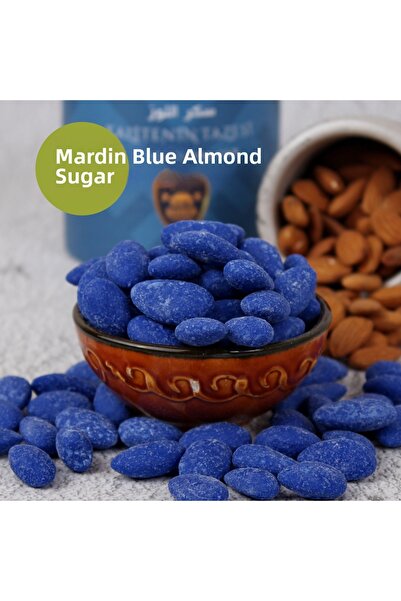 Yaşarbey حلوى اللوز الأزرق المدينية الأصلية مزدوجة الغمر 250 جرام [شحن يومي-ط...