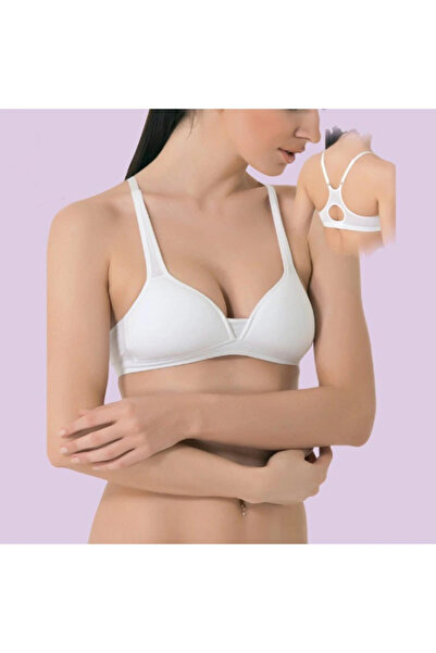 imer 2211 Model White Cross Back Sutien modal - 85b