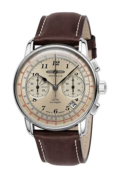 Zeppelin Ceas bărbătesc 7614-5, cuarț, 43mm, 5ATM