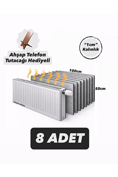 Ankaflex 8 Adet Petek Arkası Isı Yalıtım Levhası Alüminyum Folyo 8 Radyatör A...