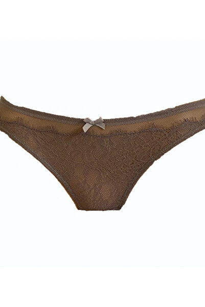 MİSS CLAİRE سراويل داخلية نسائية من الدانتيل المنك 22-549