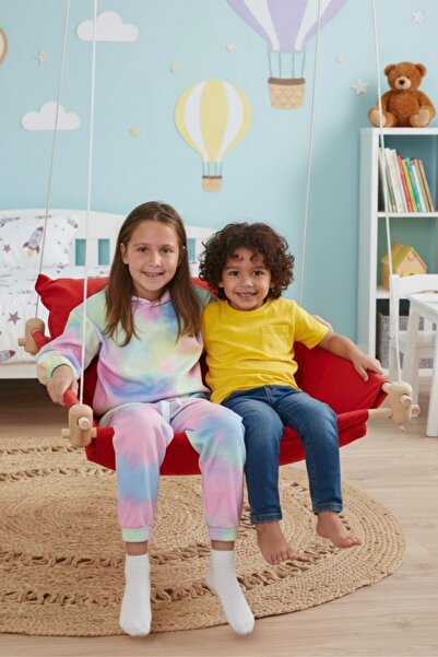 Svava Trend Çocuk Hamak Salıncak - Ev Tipi Ve Bahçe Salıncağı (kırmızı)