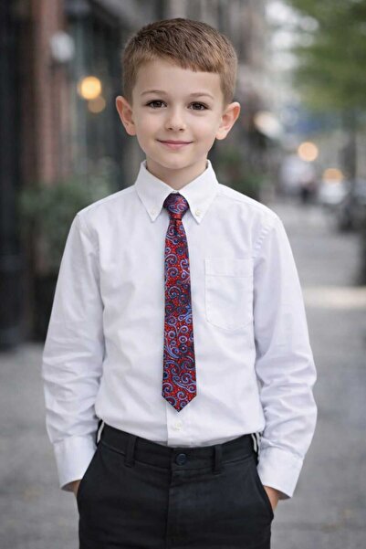 Louis Kids Premium Collection Patterned Boy's Tie