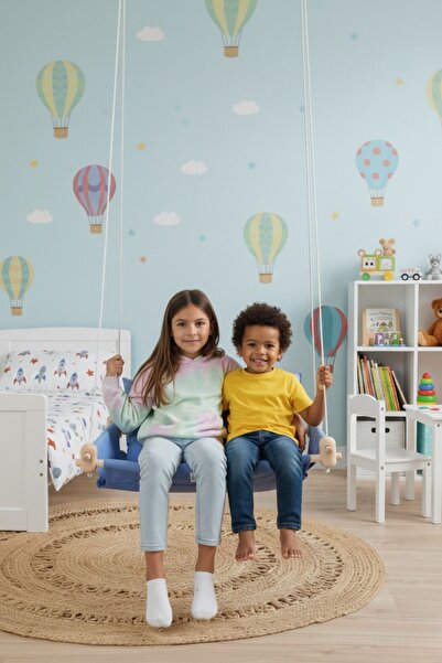 Svava Trend Çocuk Hamak Salıncak - Ev Tipi Ve Bahçe Salıncağı (MAVİ)