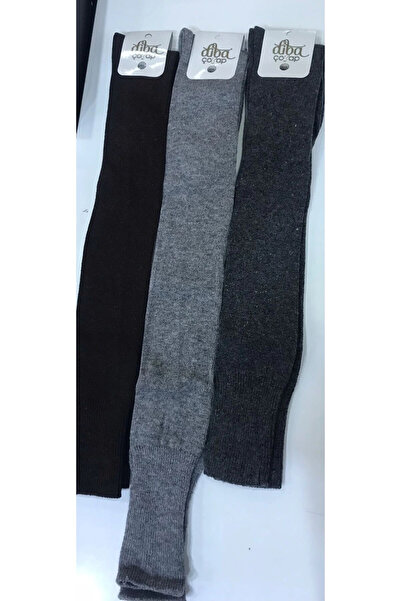 mixdore 3 Adet Lambswool Yün Kışlık Kadın Diz Çorap