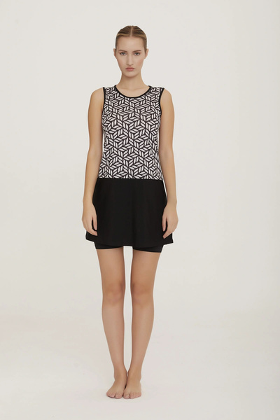 LAPIENO Χοντρό λουράκι Καλσόν Αδιάβροχο Ύφασμα Γυναικείο Καλσόν Μαγιό 3599