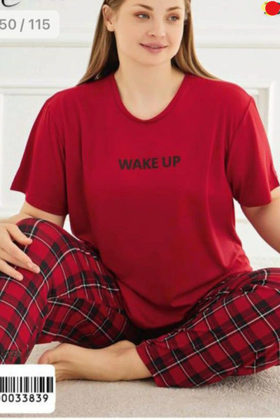 Mihra Σετ καλοκαιρινές πιτζάμες γυναικείες μεγάλου μεγέθους Style Mihra 50502