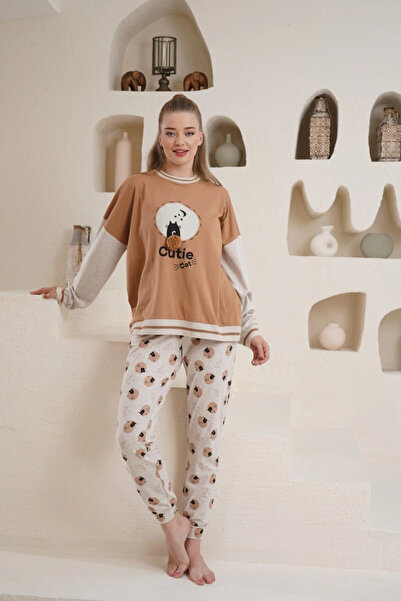 Cossy By Aqua 22193 Baskı Detaylı Pijama Takım