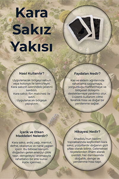 Genel Markalar Kara Sakız Yakısı 10 Adet