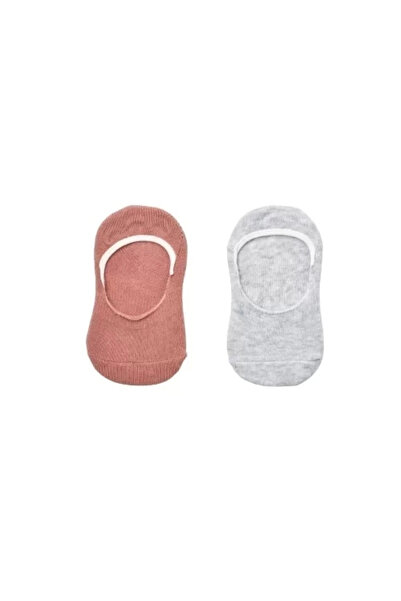 Bibaby مجموعة من 2 جوارب راقصة باليه للفتيات باللون الرمادي