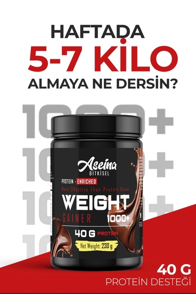 Aseina İştah açıcı kilo-aldırıcı Muz Ve Kakao Karışımlı Aromalı Protein Tozu 1 Adet