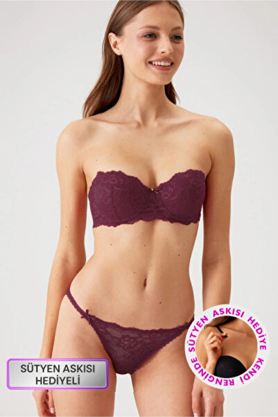 Pierre Cardin Pierre Cardın 4562 Mariah Σουτιέν χωρίς στράπλες σετ Άδειο καπάκι